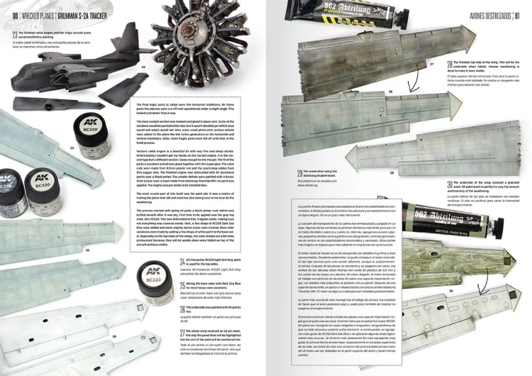 Poradnik Wrecked planes rozbite samoloty AK918 AK Interactive