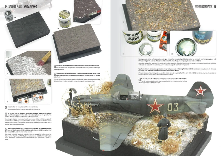 Poradnik Wrecked planes rozbite samoloty AK918 AK Interactive