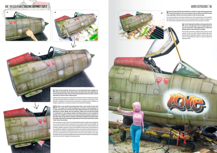 Poradnik Wrecked planes rozbite samoloty AK918 AK Interactive