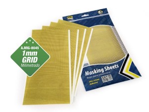 Arkusz naklejek maskujących (siatka 1mm)