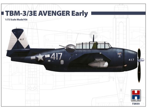 Samolot TBM-3/3E Avenger early 72035 Hobby 2000