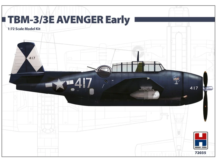 Samolot TBM-3/3E Avenger early 72035 Hobby 2000