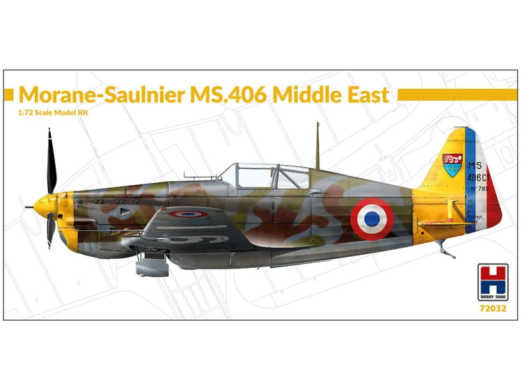 Samolot Morane-Saulnier MS.406 72032 Hobby 2000