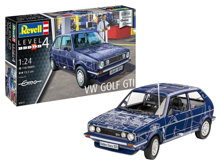 VW Volkswagen Golf I GTI 07673 Revell