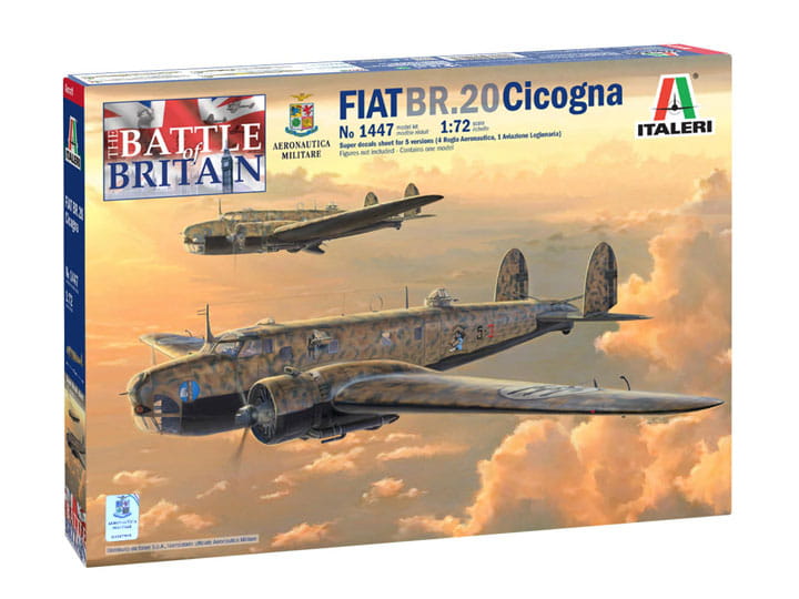 Samolot Fiat BR.20 Cicogna 1447 Italeri