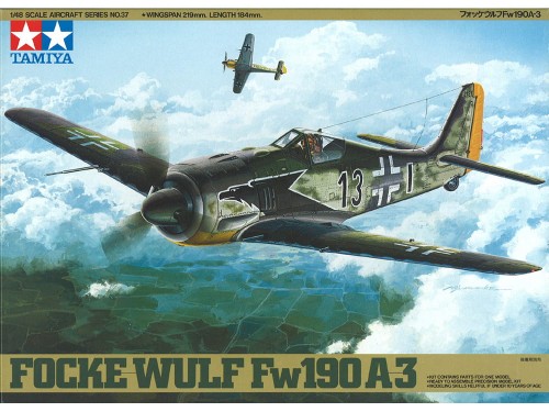 Samolot Focke Wulf Fw190 A-3 61037 Tamiya