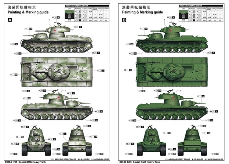 Czołg SMK 09584 Trumpeter