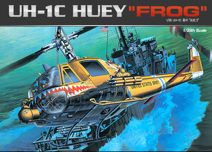 Śmigłowiec Bell UH-1C Huey Frog 12112 Academy