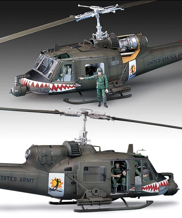 Śmigłowiec Bell UH-1C Huey Frog 12112 Academy