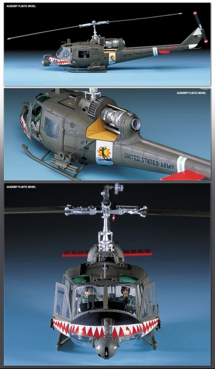 Śmigłowiec Bell UH-1C Huey Frog 12112 Academy