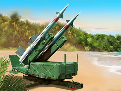 Wyrzutnia rakiet 5P71 5V27 (SA-3B Goa) 02353 Trumpeter
