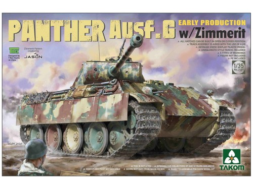 Czołg PzKpfw V Panther Ausf.G 2134 Takom