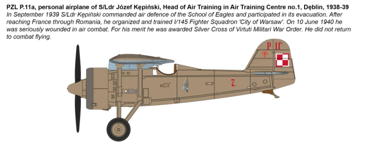 Samolot PZL P.11a i PZL.23A Karaś 72529 IBG