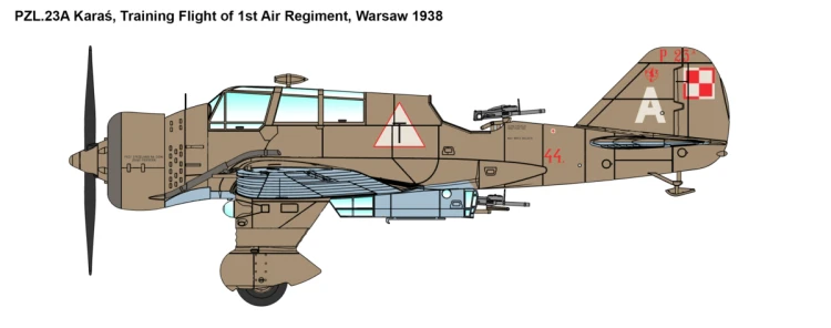 Samolot PZL P.11a i PZL.23A Karaś 72529 IBG