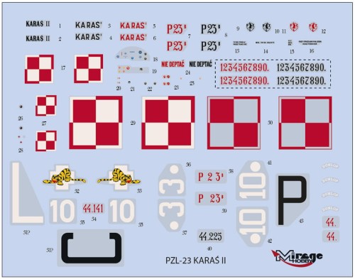 Samolot PZL.23 Karaś II 481601 Mirage Hobby