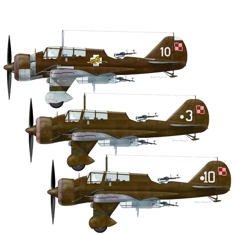 Samolot PZL.23 Karaś II 481601 Mirage Hobby