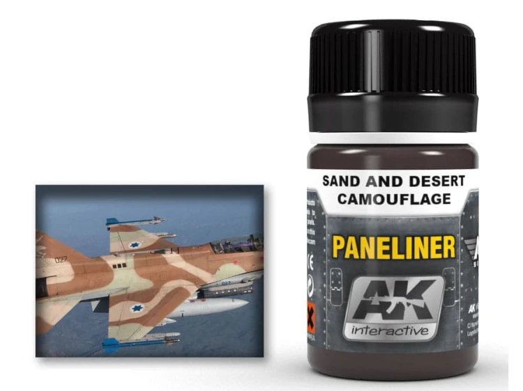 Paneliner Sand and Desert Camouflage AK2073 AK Interactive