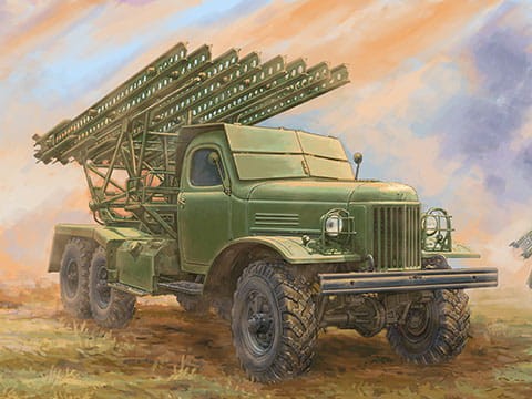 Wyrzutnia Katiusza 2B7 BM-13NM 01075 Trumpeter