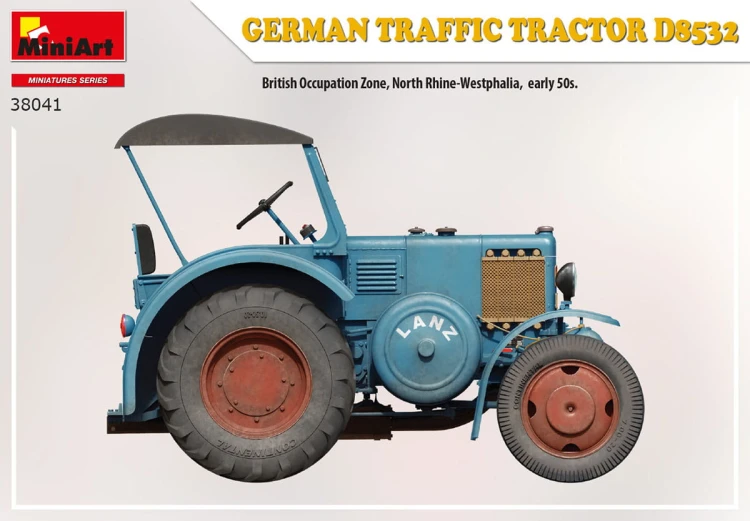 Traktor ciągnik Lanz D8532 38041 MiniArt