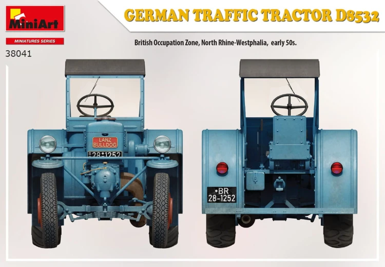 Traktor ciągnik Lanz D8532 38041 MiniArt