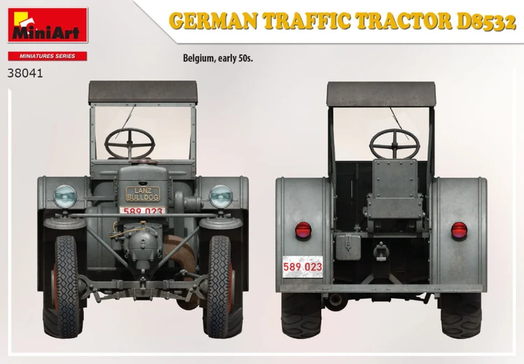 Traktor ciągnik Lanz D8532 38041 MiniArt