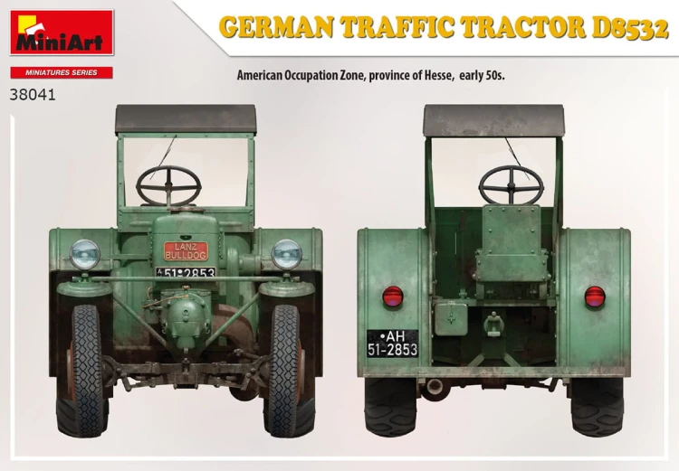 Traktor ciągnik Lanz D8532 38041 MiniArt