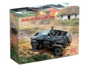 Wóz dowodzenia Sd.Kfz.247 Ausf.B z załogą 35111 ICM