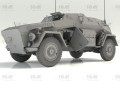 Wóz dowodzenia Sd.Kfz.247 Ausf.B z załogą 35111 ICM