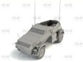 Wóz dowodzenia Sd.Kfz.247 Ausf.B z załogą 35111 ICM