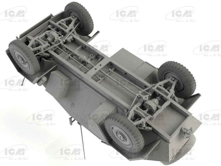 Wóz dowodzenia Sd.Kfz.247 Ausf.B z załogą 35111 ICM