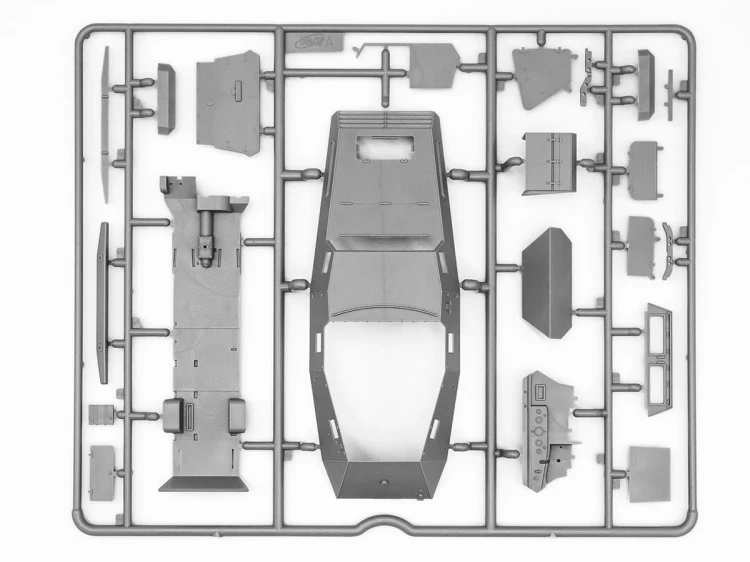 Wóz dowodzenia Sd.Kfz.247 Ausf.B z załogą 35111 ICM