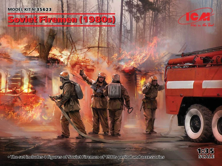 Figurki radzieccy strażacy 35623 ICM