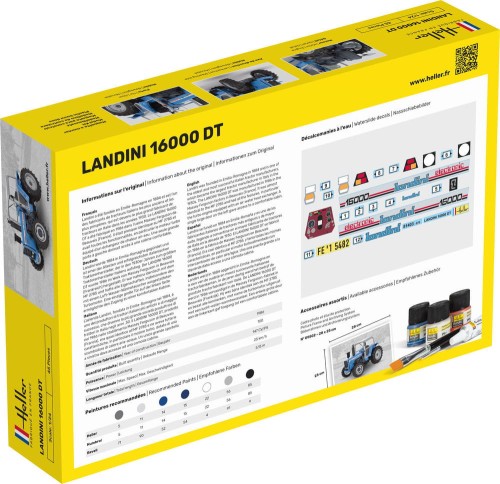 Traktor ciągnik Landini 16000 DT 81403 Heller