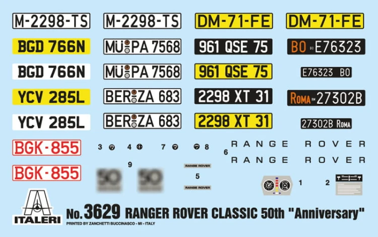 Range Rover Classic 3629 Italeri