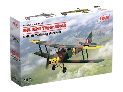 Samolot DH.82A Tiger Moth 32035 ICM