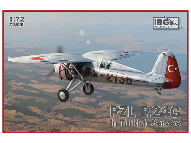 Samolot PZL P.24G Turkish service 72525 IBG