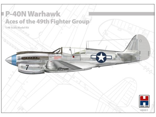 Samolot Curtiss P-40N Warhawk 48001 Hobby 2000