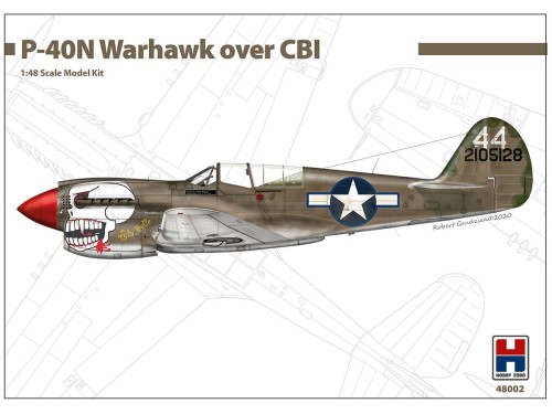 Samolot Curtiss P-40N Warhawk CBI 48002 Hobby 2000