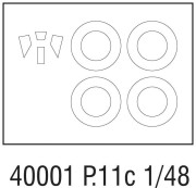 Samolot PZL P.11c 40001 Arma Hobby