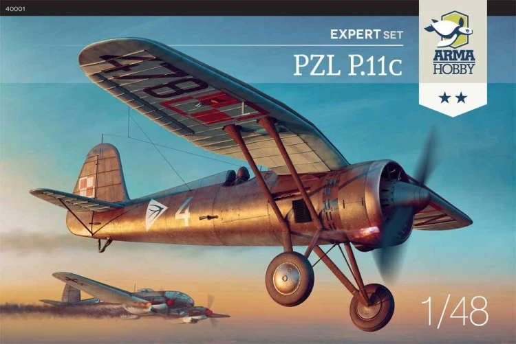 Samolot PZL P.11c 40001 Arma Hobby