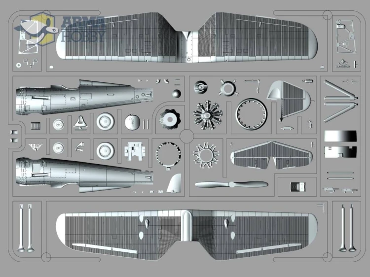 Samolot PZL P.11c 40001 Arma Hobby