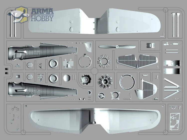 Samolot PZL P.11c 40001 Arma Hobby