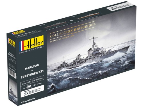 Okręt niszczyciel Zerstorer Z31 Marceau 85009 Heller