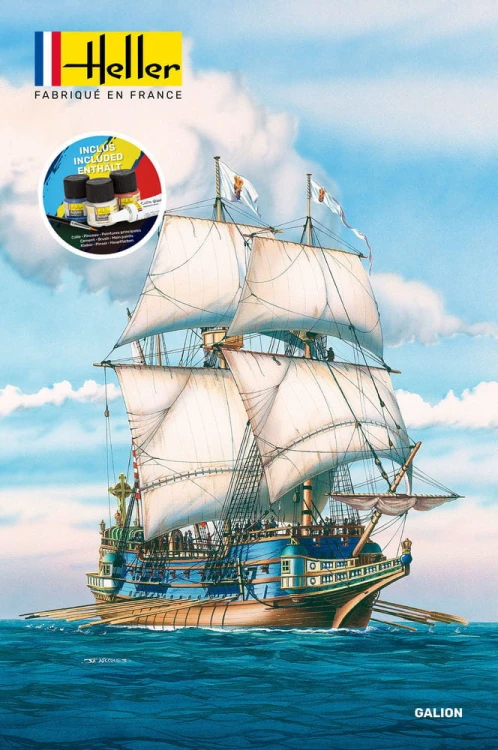 Okręt żaglowy galeon Galion 56835 Heller