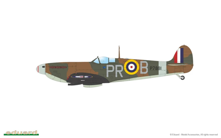 Samolot Supermarine Spitfire Mk.IIa 82153 Eduard