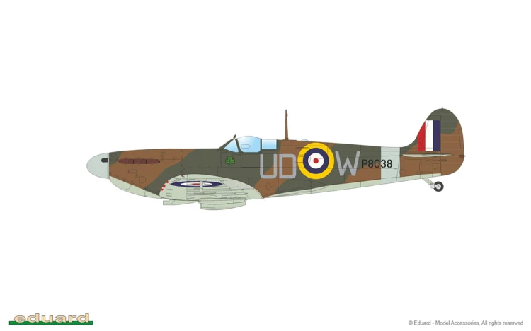 Samolot Supermarine Spitfire Mk.IIa 82153 Eduard