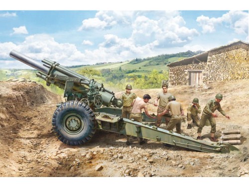 Haubica działo M1 155mm 6581 Italeri