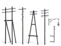 Słupy telegraficzne 35541a MiniArt