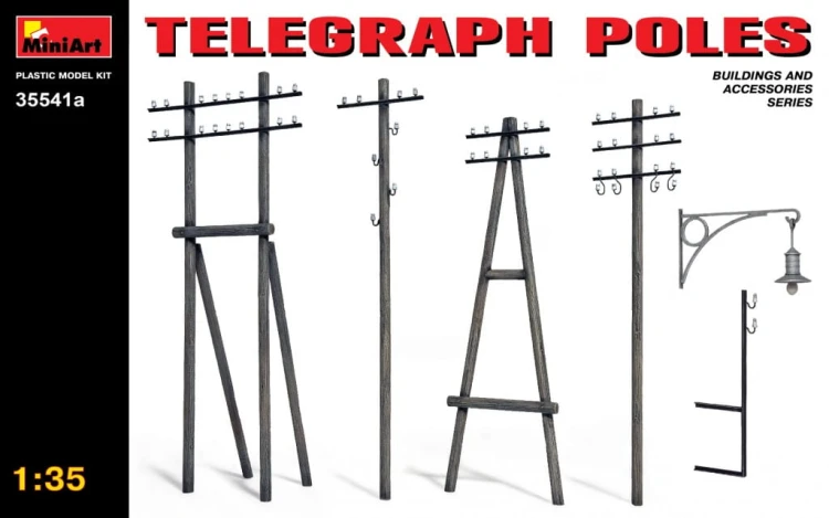 Słupy telegraficzne 35541a MiniArt