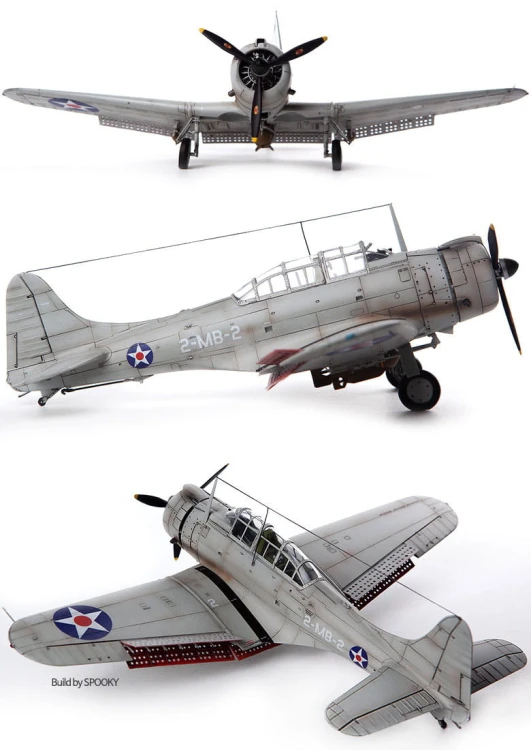 Samolot Douglas SBD-1 Dauntless 12331 Academy